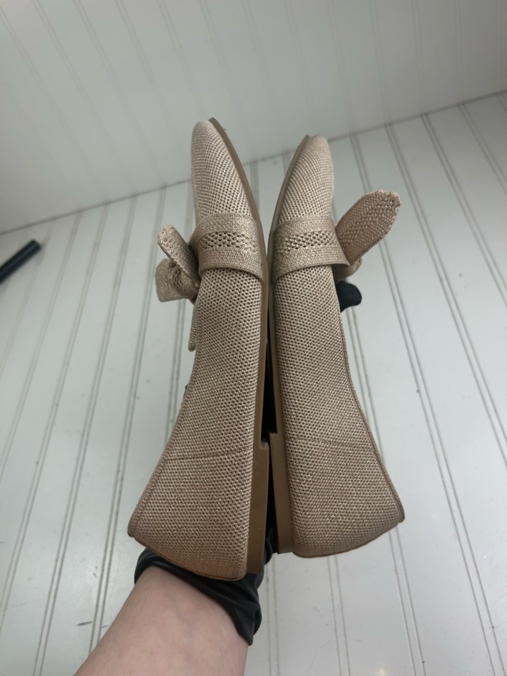 Anne Klein Teryn Bow Knit Slip-On Work Dress Loafer Flats Women’s Size 9M $60 - Picture 11 of 11